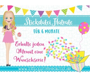 Stickdatei Flatrate 6 Monate